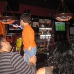 Mikey working the bar!