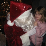 Santa and the kids!