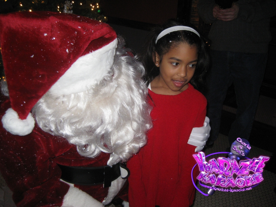 Santa and the kids!