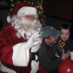 Santa and the kids!