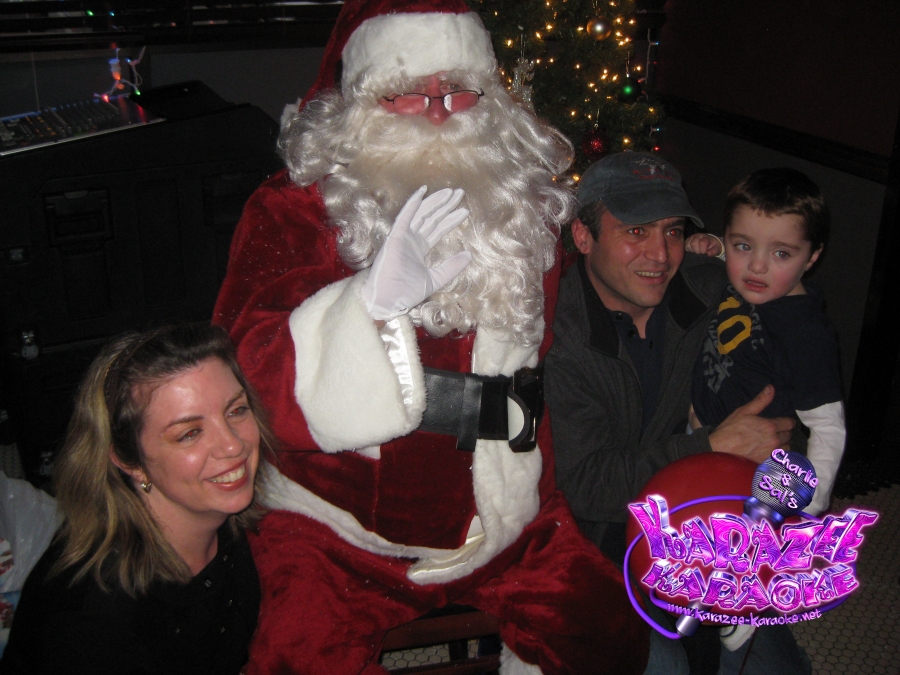 Santa and the kids!