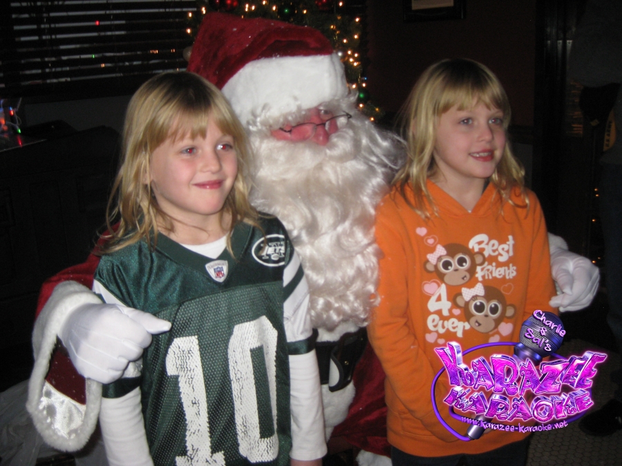 Santa and the kids!