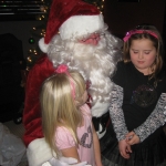 Santa and the kids!