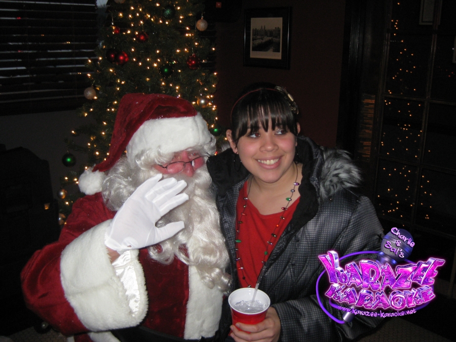 Santa and the kids!