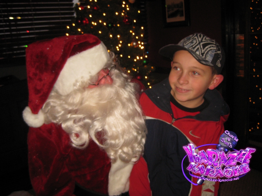 Santa and the kids!