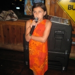 Hooters girl in training