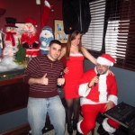 Eric, Jessica and Santa