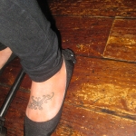 People with tattoos on their feet are freaks.