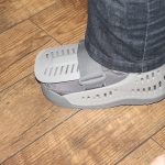 The latest style in foot wear! 