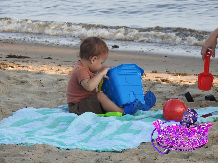 Playing in the sand